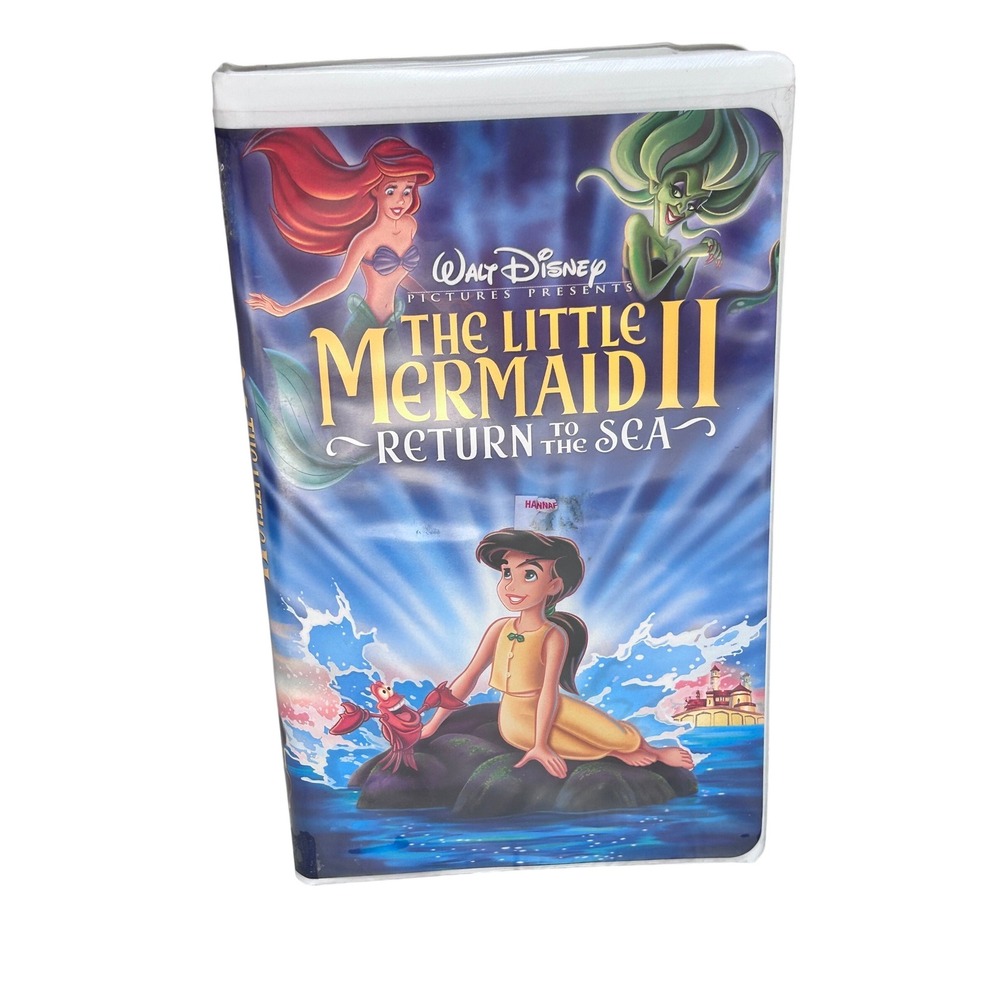 Disney The Little Mermaid II Return tothe Sea VHS Clamshell 19680 Animated Movie